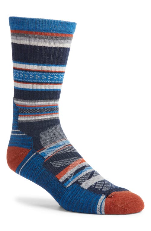 SMARTWOOL SMARTWOOL HIKE LIGHT CUSHIONING CAMP GEAR MERINO WOOL BLEND CREW SOCKS 