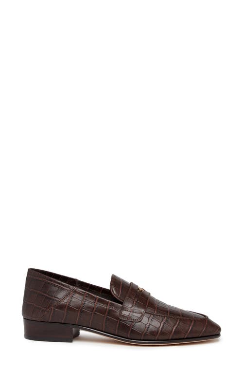 Shop Paige Macall Penny Loafer In Chocolate