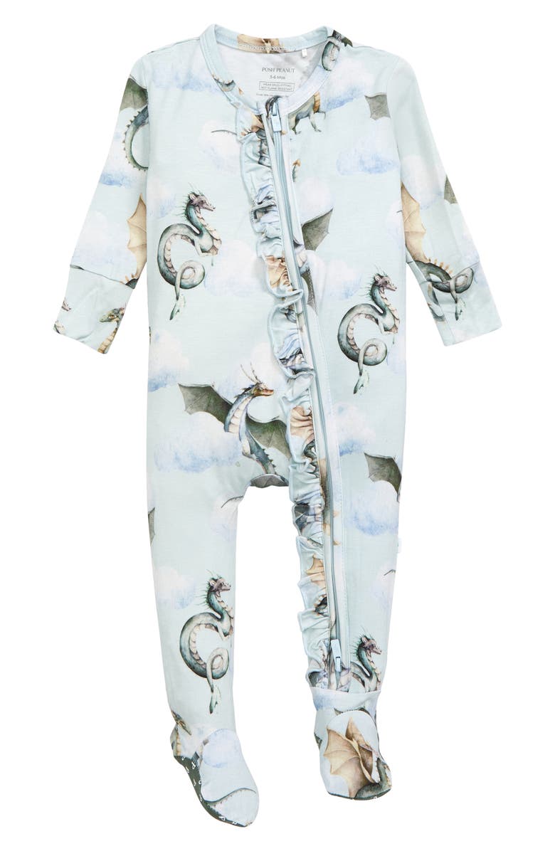 Posh Peanut Percy Dragon Ruffle Zip Fitted Footie Pajamas Nordstrom Posh Peanut Percy Dragon Ruffle Zip Fitted Footie Pajamas Nordstrom