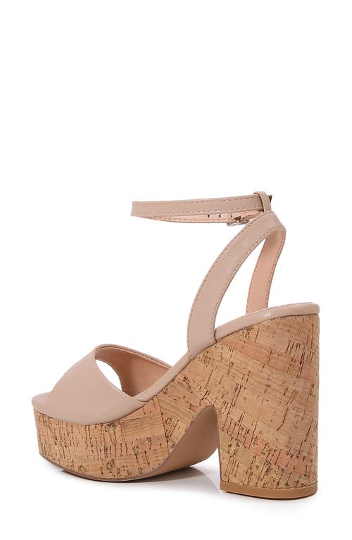 BERNESS BERNESS AVERIE CORK PLATFROM SANDAL 