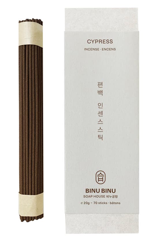Shop Binu Binu 70-pack Cypress Incense In Brown