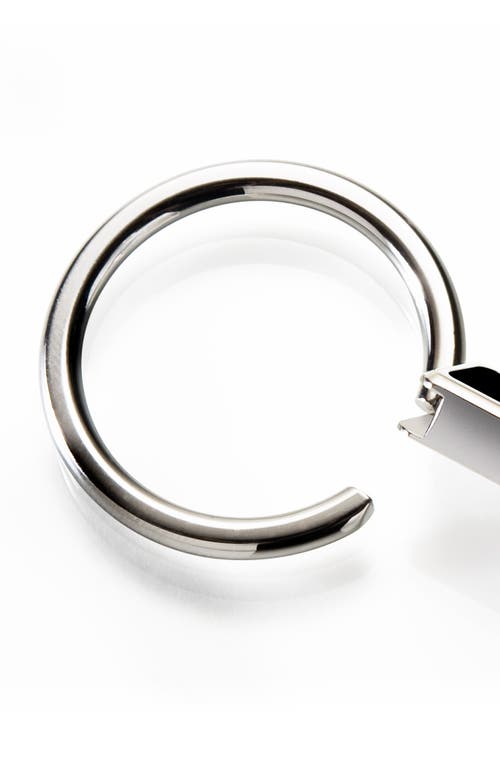 M Clip M-clip® Mother-of-pearl Key Chain In Silver/gray