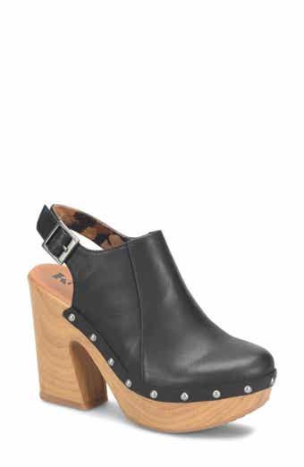 Korks melrosa sales clog heel