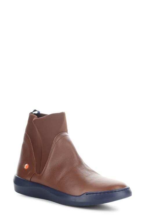Beth Bootie in Cognac/Marron Smooth Leather