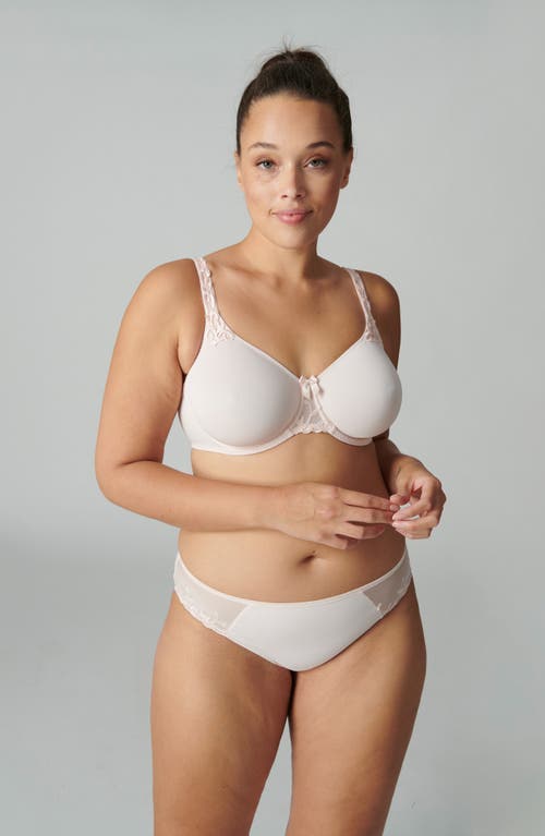 Simone Perele Andora Embroidered Bikini In Blush