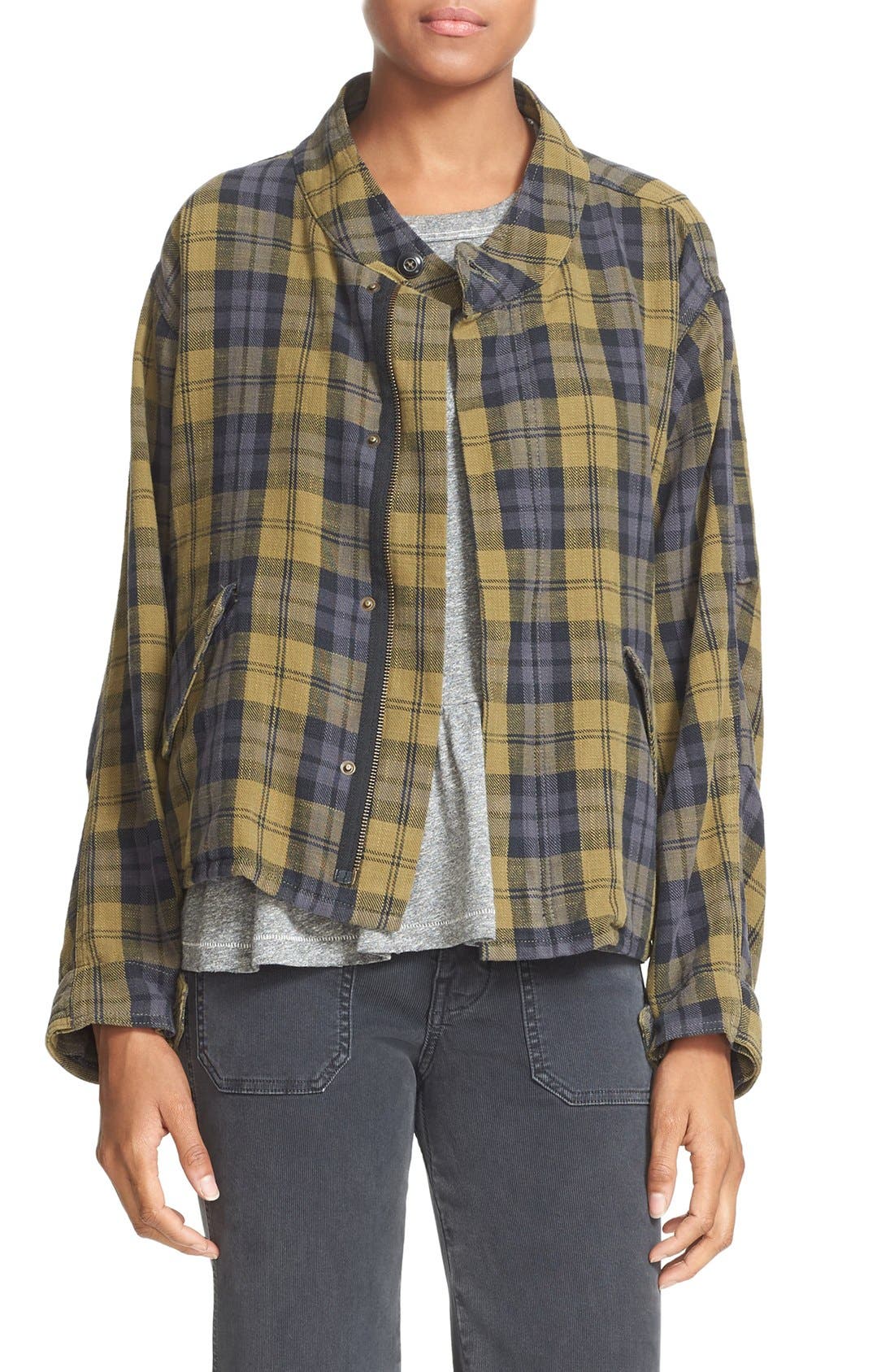 THE GREAT. Plaid Jacket Nordstrom