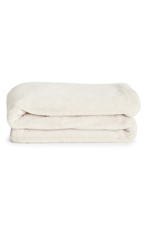 UnHide Lil' Marsh X-Small Plush Blanket in Snow White at Nordstrom, Size Throw