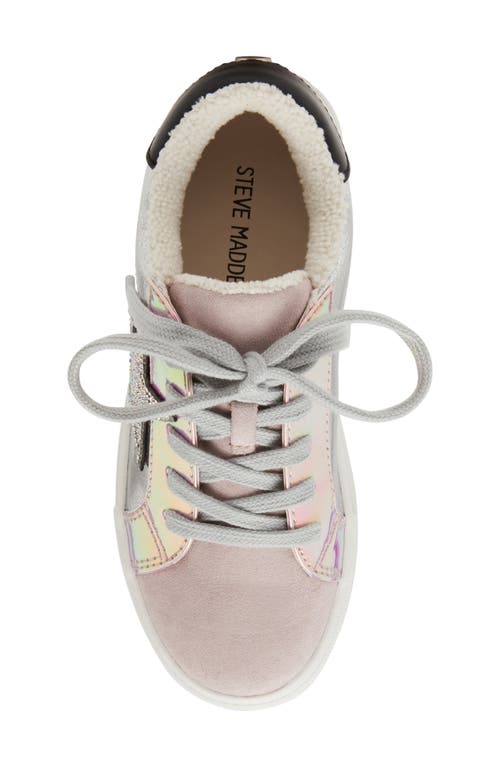 Shop Steve Madden Kids' Jrezume Sneaker In Iridescent Mult