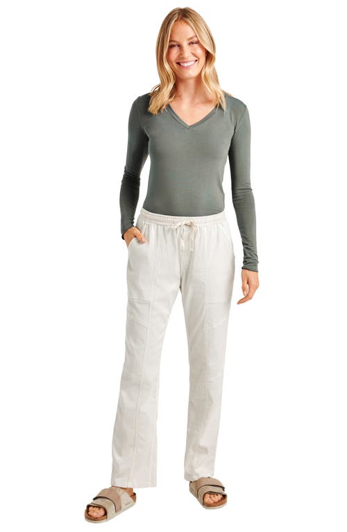 Shop Splendid Shay Twill Drawstring Pants In Pale Oak