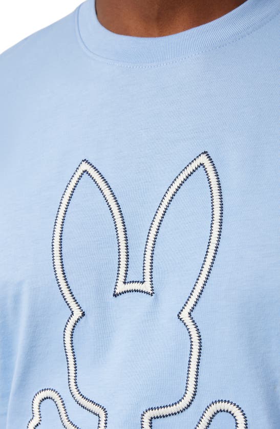 Shop Psycho Bunny Floyd Graphic T-shirt In Serenity