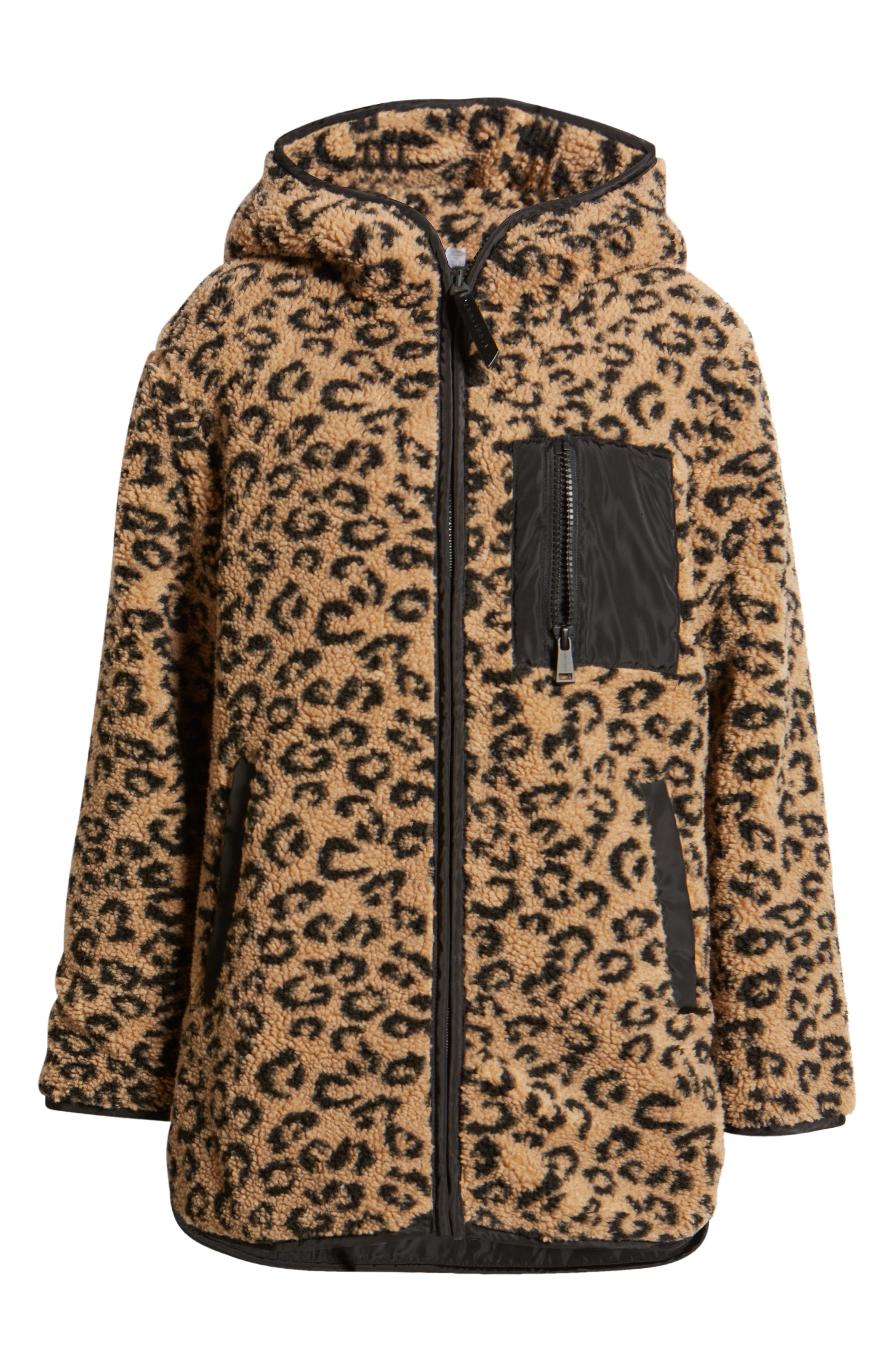 fleece animal print jackets