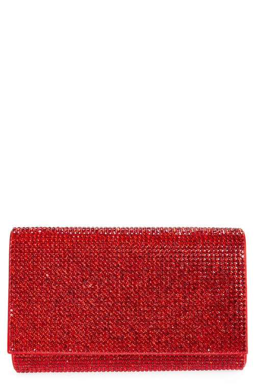 Shop Judith Leiber Couture Fizzy Beaded Clutch In Silver/siam