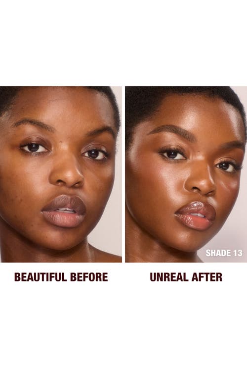 Charlotte Tilbury Unreal Skin Sheer Glow Tint Hydrating Foundation Stick In 13 Deep