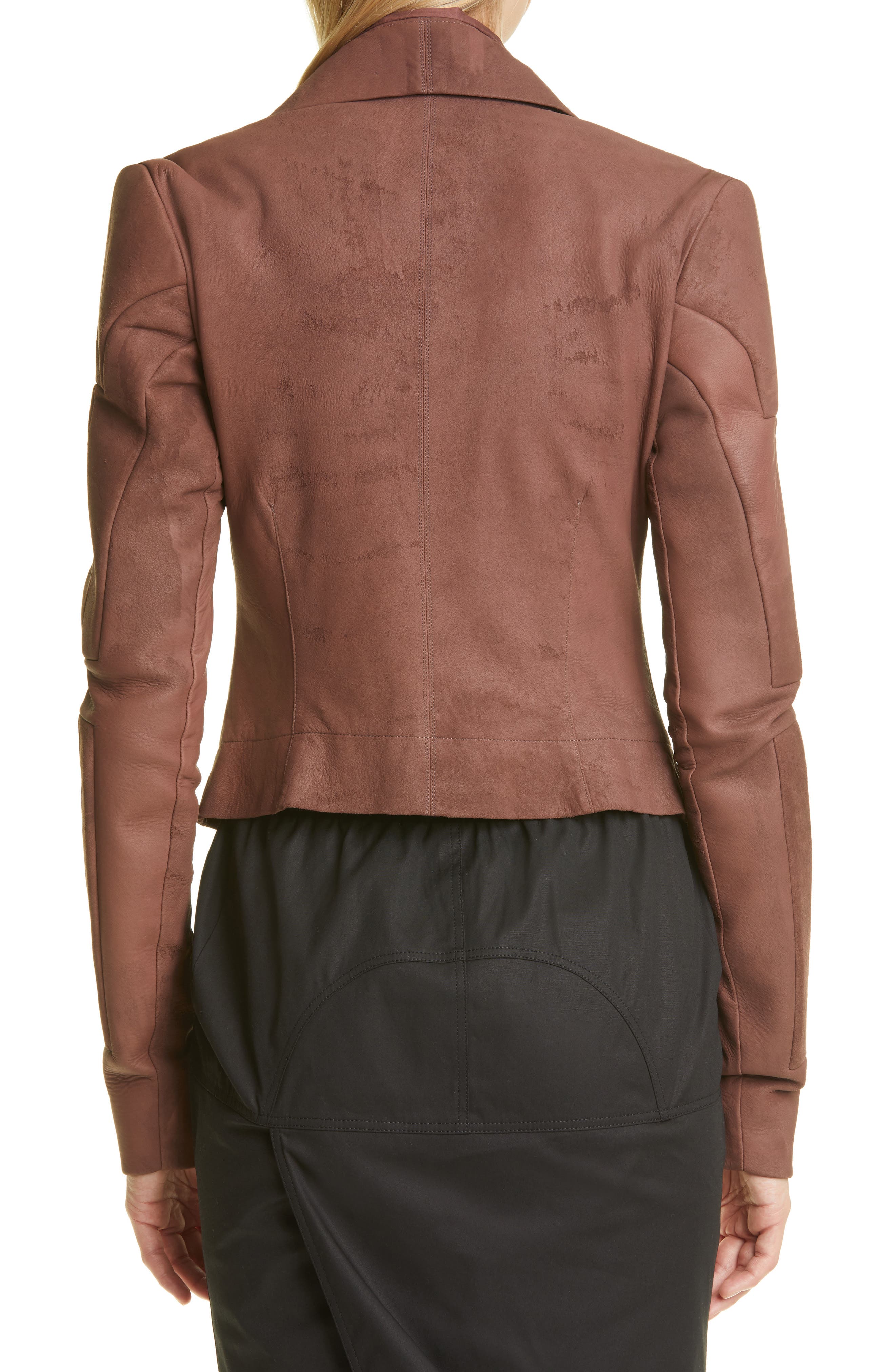 Rick Owens Classic Leather Biker Jacket 