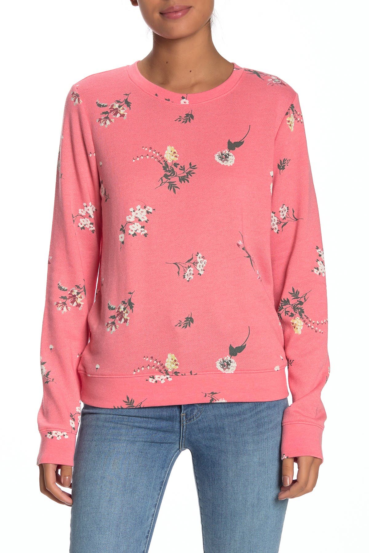 lucky brand floral hoodie