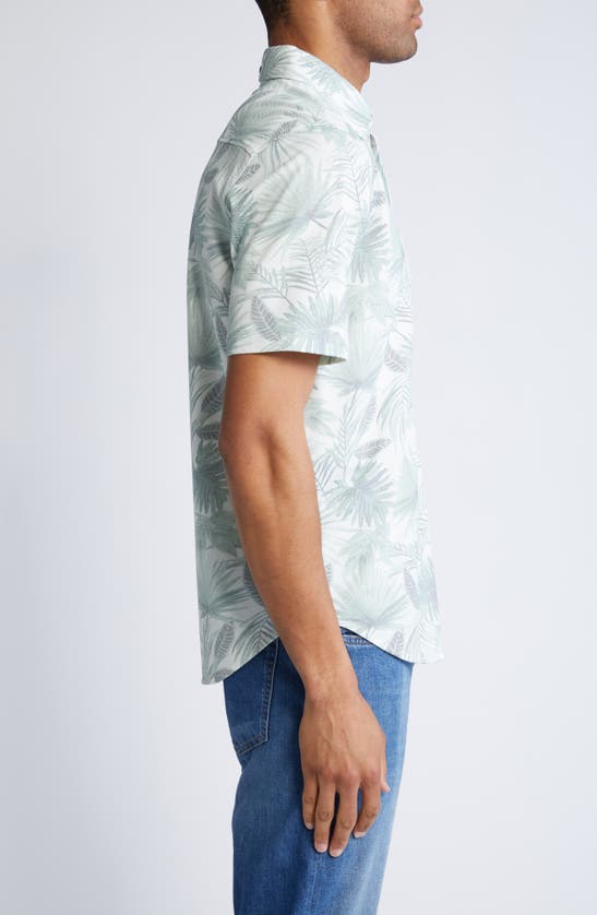 Shop Tommy Bahama San Lucio Fallen Fronds Short Sleeve Button-up Shirt In Paradise Green