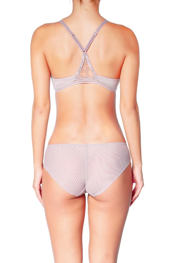 Huit Café Fleur Bikini Briefs In Taupe