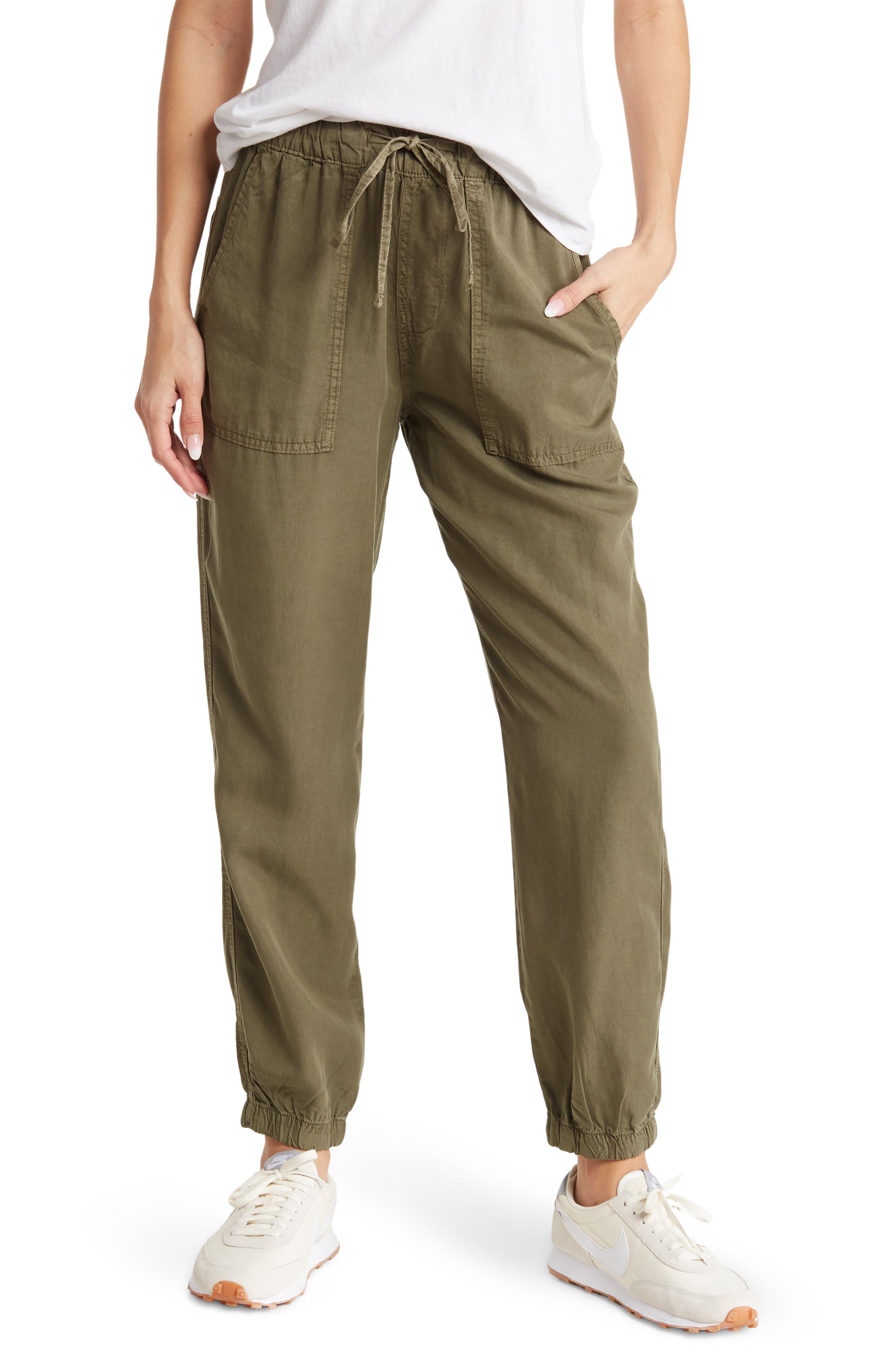Womens Crop Pants With Pockets