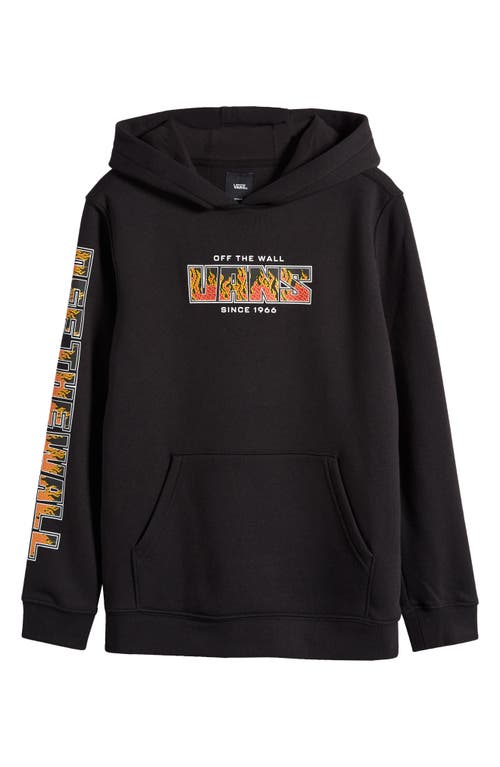 Vans Kids' Digi Flames Graphic Hoodie Black at Nordstrom