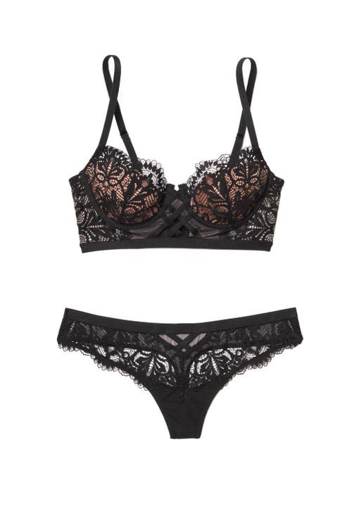 Shop Adore Me Diara Contour Balconette Bra In Black