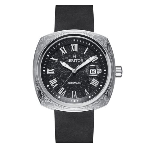 Heritor Automatic Heritor Men's Davenport Watch In Silver/black