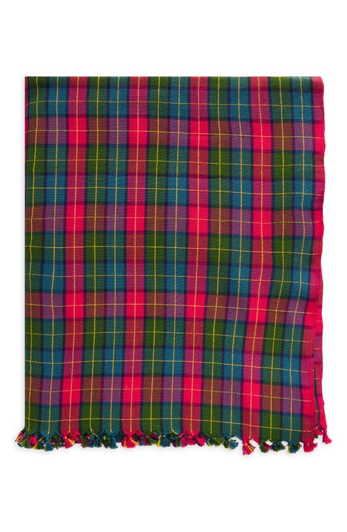 Heather Taylor Home Plaid Tablecloth in Holly Plaid 