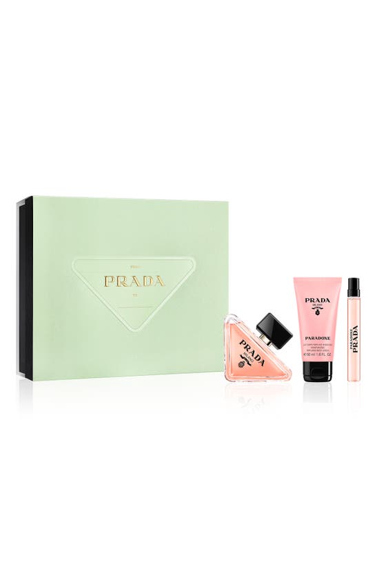 Prada Paradoxe Eau De Parfum Gift Set $220 Value In White