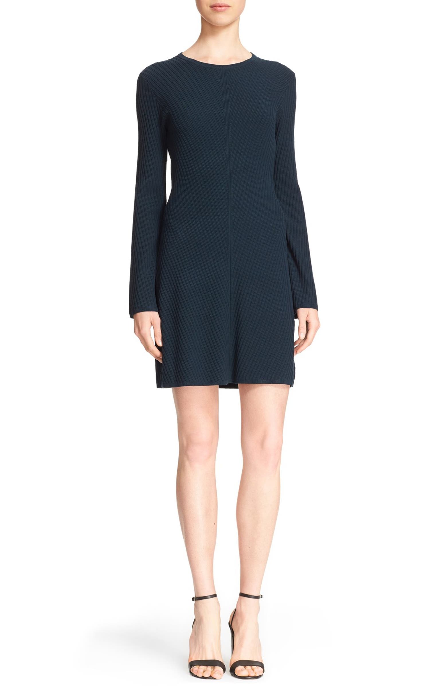 Theory 'Ardesia Prosecco' Ribbed Sweater Dress | Nordstrom
