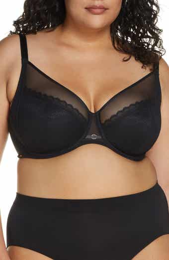 Chantelle Lingerie Full Coverage Underwire Bra Women Size 38 DDD US Black  9449 for sale online