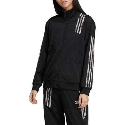 Adidas Originals Danielle Cathari Firebird Recycled Tricot Track Jacket, Black