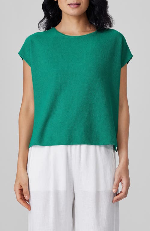Eileen Fisher Organic Linen & Cotton Top at Nordstrom,