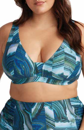 Elomi Pebble Cove Cold Shoulder Underwire Bikini Top