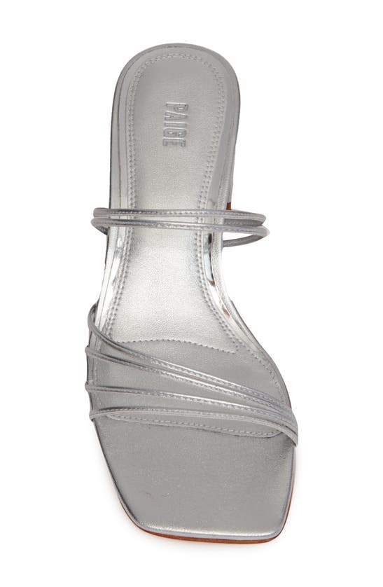 Shop Paige Esme Slide Sandal In Silver