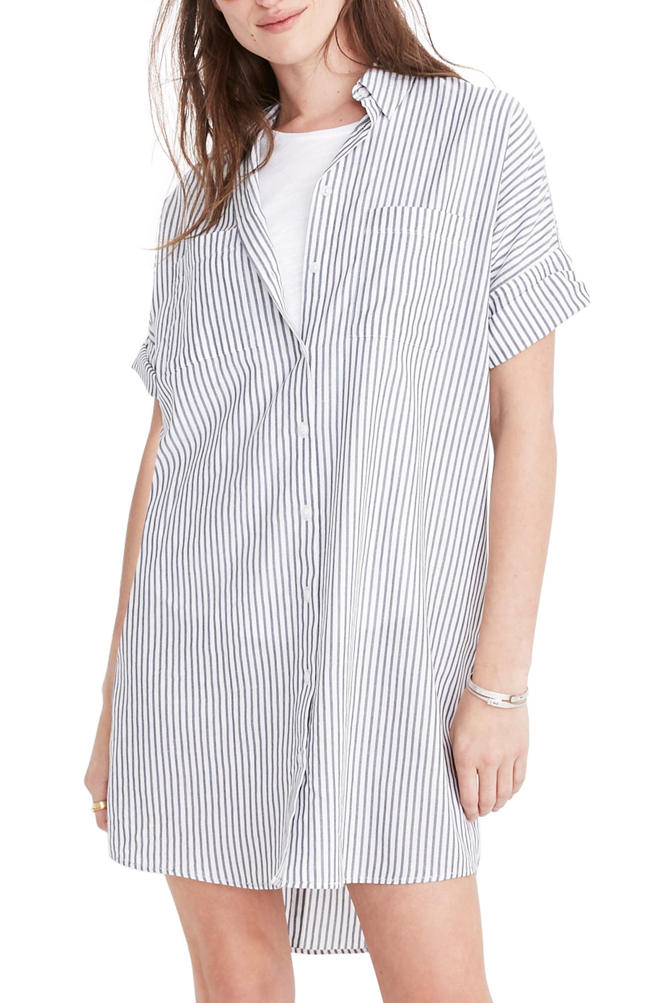 Madewell Central Stripe Shirtdress Nordstrom