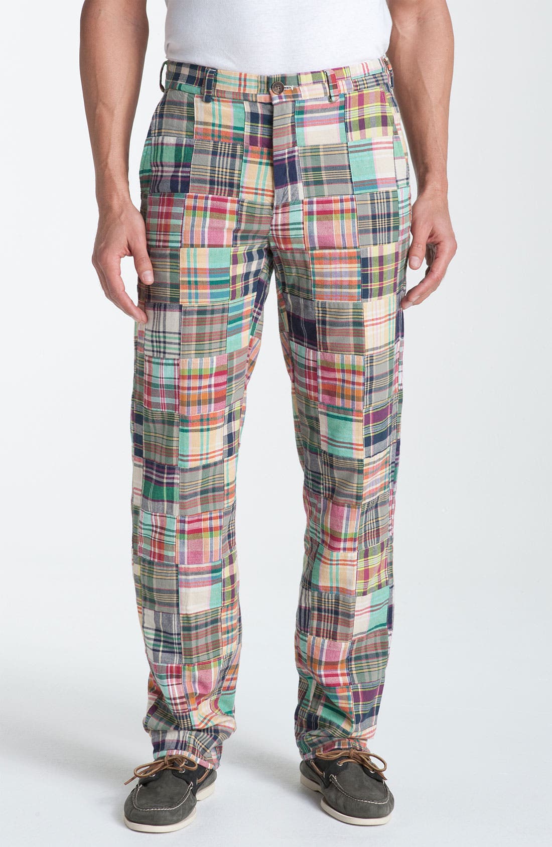 men's madras plaid pants
