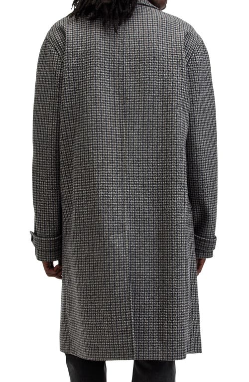 ALLSAINTS ALLSAINTS GOODMAN HOUNDSTOOTH WOOL BLEND COAT 