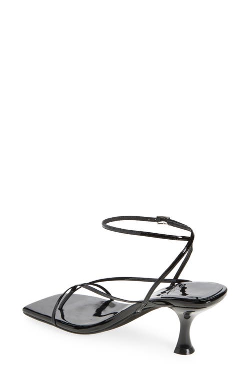 Shop Jeffrey Campbell Fluxx Sandal In Black Patent