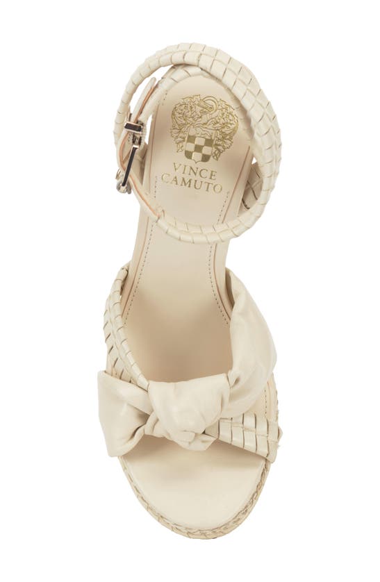 Shop Vince Camuto Fancey Ankle Strap Sandal In Creamy White