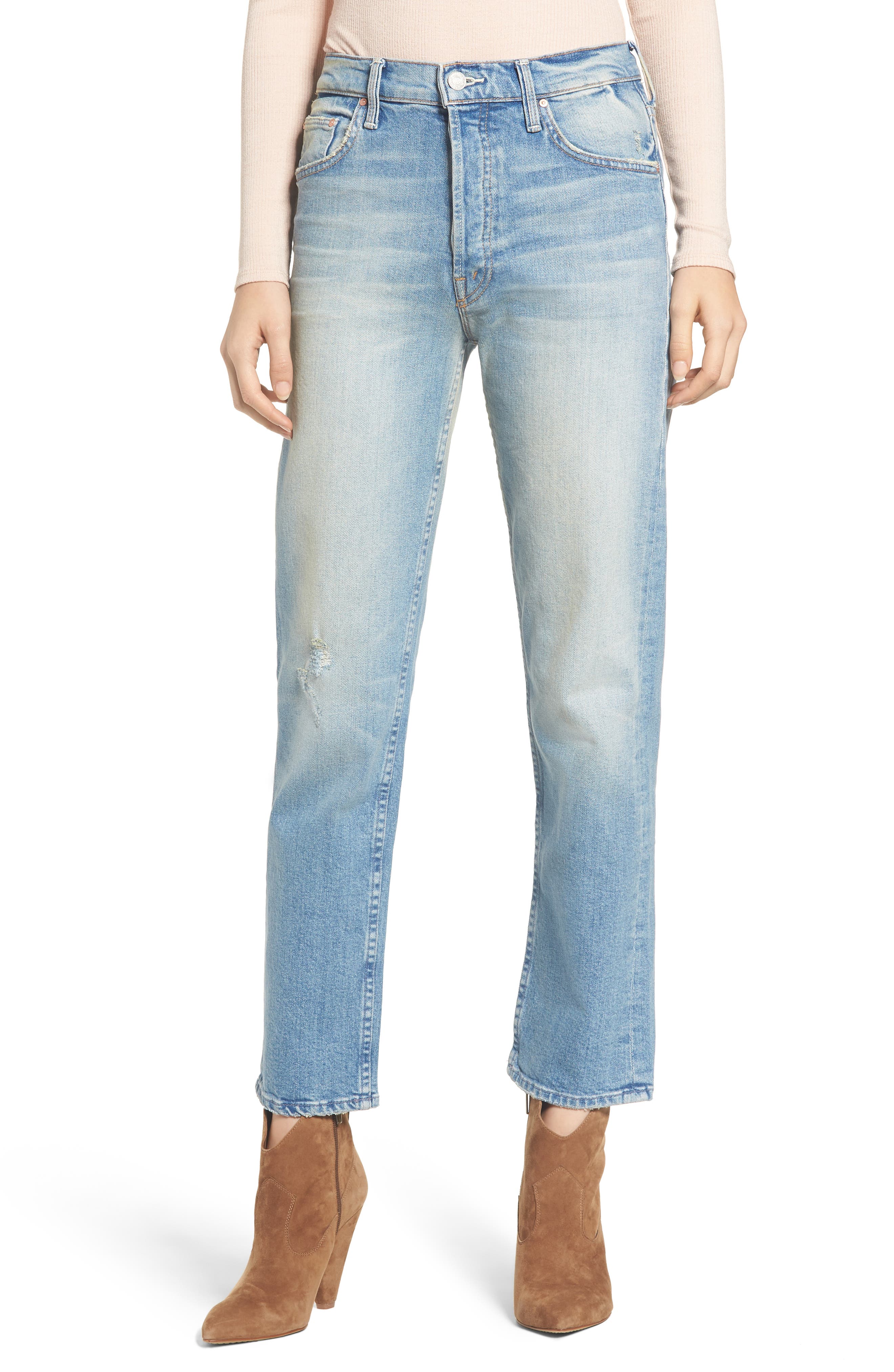 mother tomcat ankle jeans