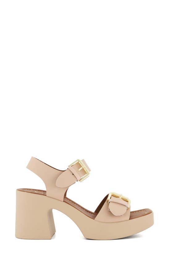 Dune London Jenies Platform Sandal In Blush
