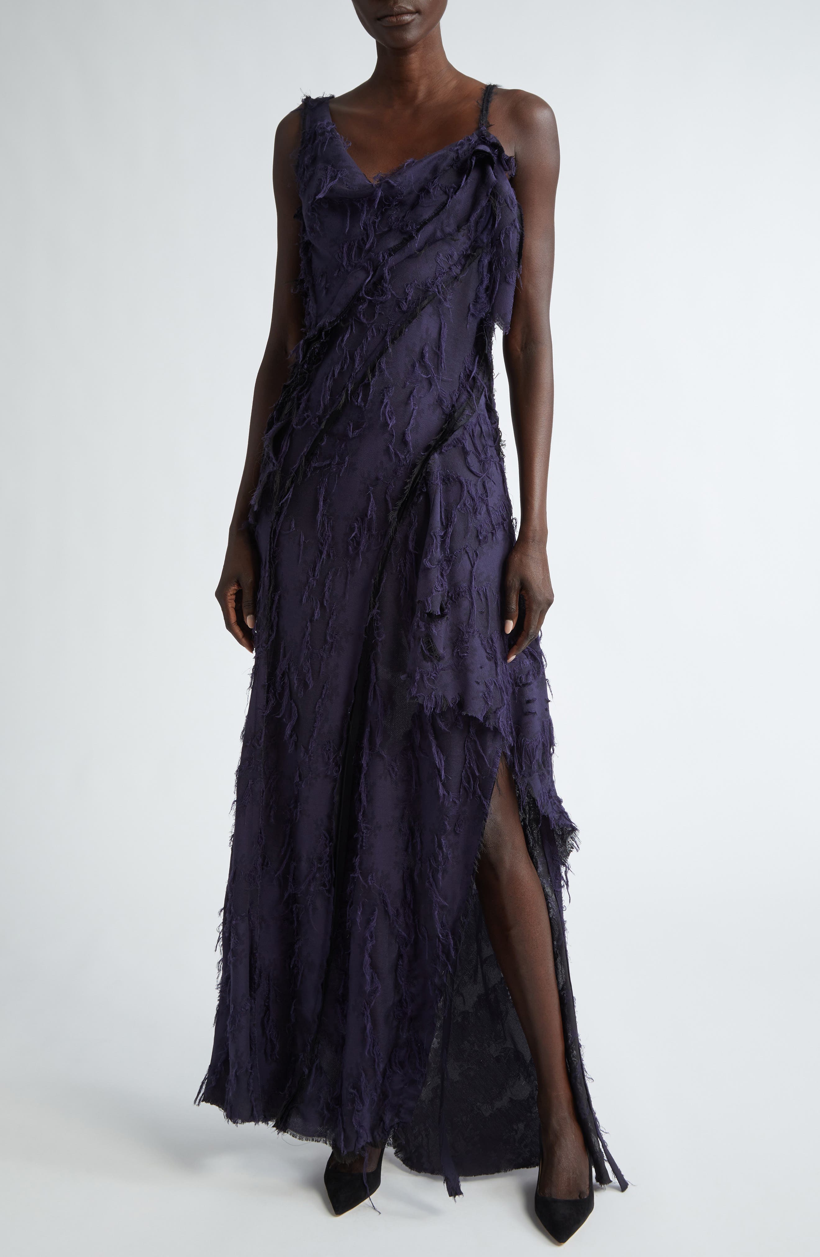 Jason Wu Collection Frayed Jacquard Gown | Nordstrom