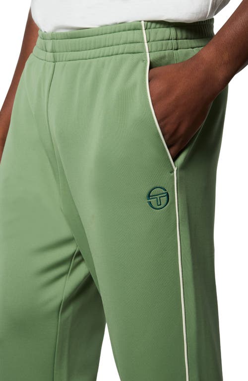 Shop Sergio Tacchini Olmi Knit Track Pants In Hedge Green