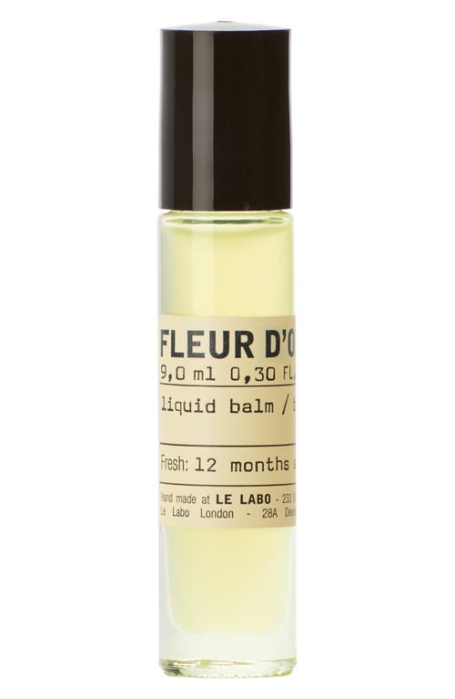 Le Labo Fleur d'Oranger 27 Liquid Balm Fragrance Rollerball 