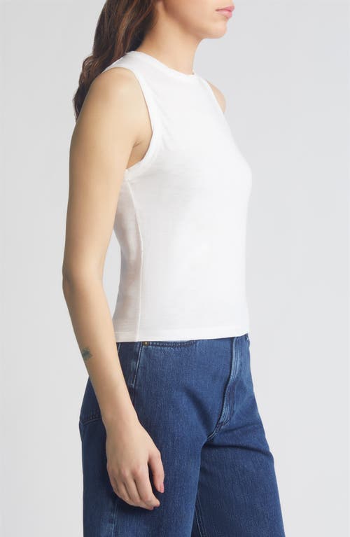 Rag & Bone The Essential Twist Tank In White