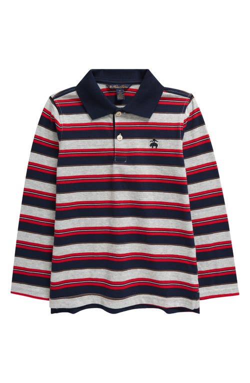 BROOKS BROTHERS BROOKS BROTHERS KIDS' LONG SLEEVE COTTON RUGBY SHIRT 