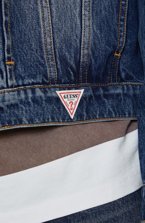 Guess Jeans Kit Denim Trucker Jacket In Ord1