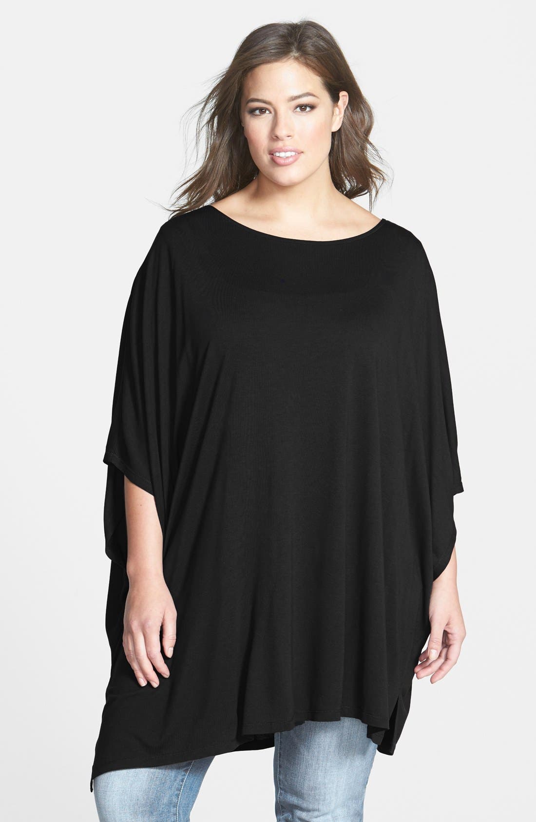 Sejour Kimono Sleeve Tunic (Plus Size) Nordstrom