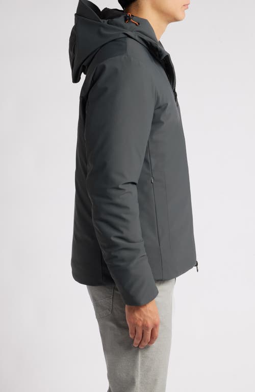 Save The Duck Sabal Hooded Jacket In Grey Black