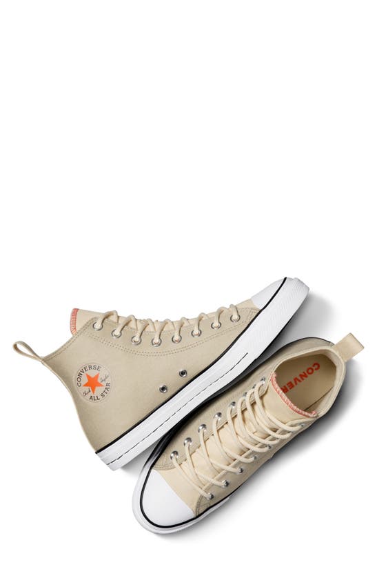 Converse Gender Inclusive Chuck Taylor® All Star® High Top Sneaker In Beach Stone/ Natural Ivory