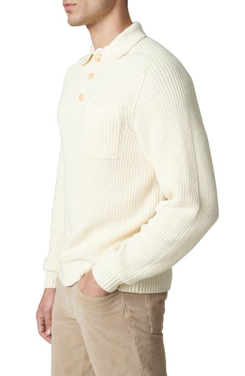 Shop Joe's Ruben Polo Sweater In Chalk